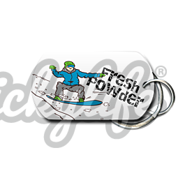 Powder Key Chain Fresh Powder Key Chain - Design your own keychain