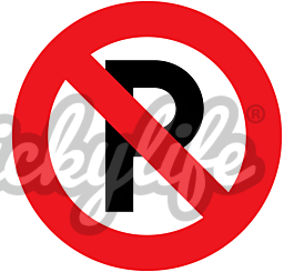 Aluminum Sign - No Parking - Customizable design