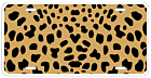 Cheetah License Plate