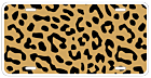 Leopard License Plate