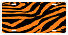 Tiger License Plate