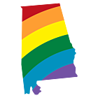 Alabama LGBT Rainbow Decal