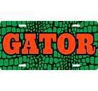 Gator Skin License Plate