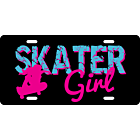 Skater Girl License Plate