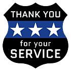 Law Enforcement Appreciation Day Badge Magnet