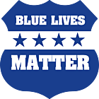 Blue Lives Matter Car Magnet