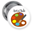 Art Club Pin Backed Button