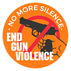 End Gun Violence Circle Stickers