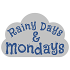 Rainy Days and Mondays Song Lyric Cloud Shaped Static Cling