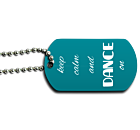 Dance Dog Tag Front