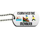I Survived the Iron man Dog Tag Front