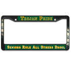 Trojan Plastic License Plate Frame 