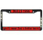 Bulls Plastic License Plate Frame
