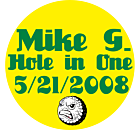 Hole In One Car Magnet