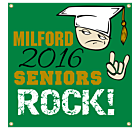 Seniors Rock Vinyl Banner