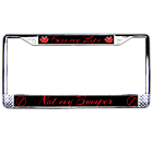 Kiss My Lips License Plate Frame