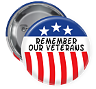Remember Our Veterans Button