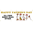 Happy Father's Day Vinyl Banner