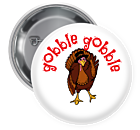 Thanksgiving Turkey Button