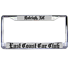 East Coast Car Club Plate Frame
