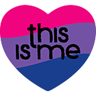 National Coming Out Day Bisexual Heart Magnet