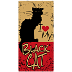 National Black Cat Day Rectangle Car Magnet
