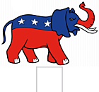 Republican Yard Sign Front