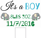 It's a Boy Yard Sign Front