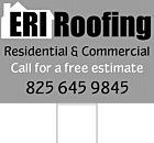 Roofing Yard Sign Front