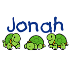 Jonah Turtle Static Cling