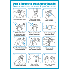 How to Properly Wash Your Hands Rectangle Static Cling