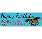 Horse Themed Birthday Banner