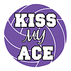 Kiss My Ace Volleyball Magnet