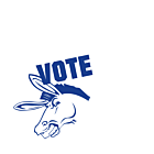 West Virginia Vote Democrat Decal