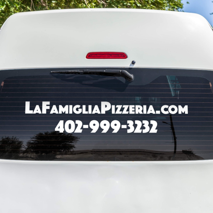 Vinyl Lettering for vehicles