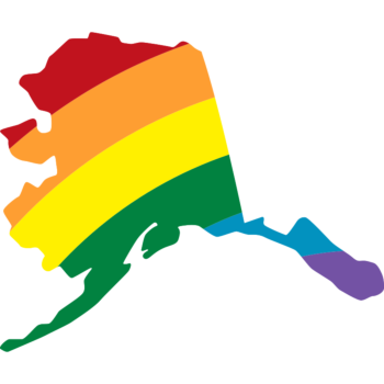 Alaska LGBT Rainbow Decal