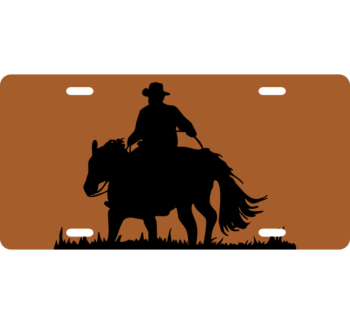 Horseback Riding License Plate