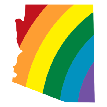 Arizona LGBT Rainbow Decal