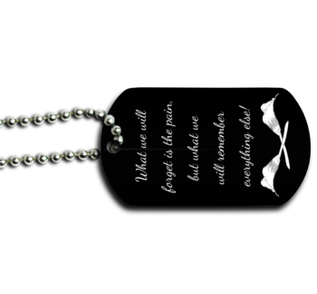 In Memory Of Dog Tag Back 