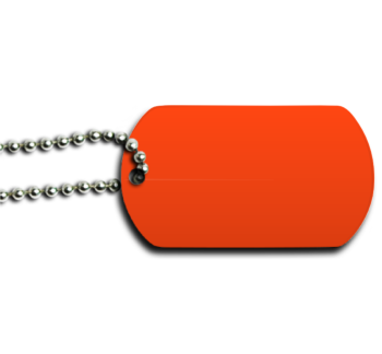 The Fisher Buck Dog Tag Back