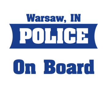 Police On Board Decal