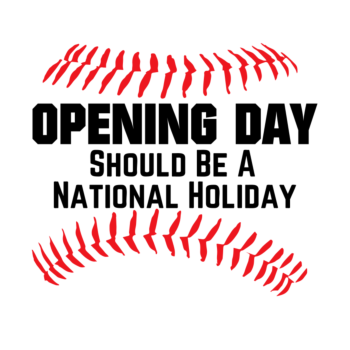 Opening Day National Holiday Baseball Decals