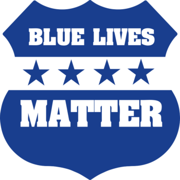 Blue Lives Matter Car Magnet