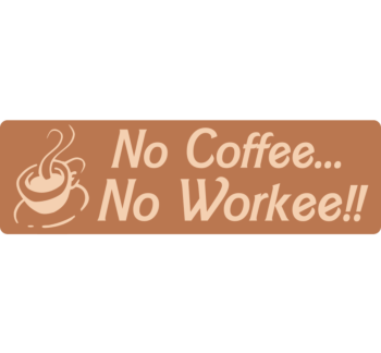 No Coffee Bumper Sticker