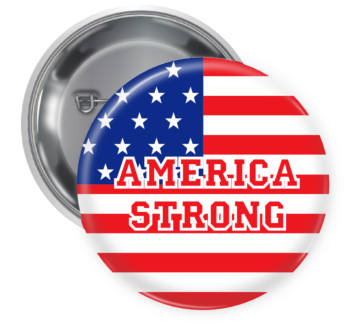 America Strong Button