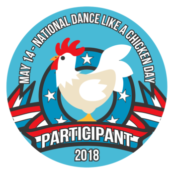 National Dance Like a Chicken Day Decal
