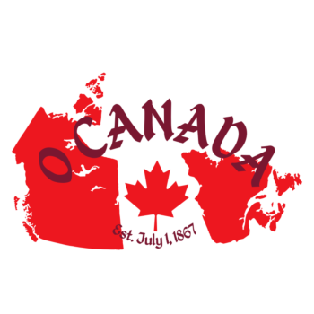 Canada Day Custom Shape Decal