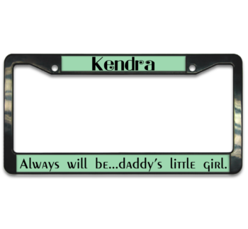 Daddy's Girl Plate Frame 
