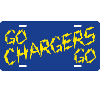 Chargers License Plate