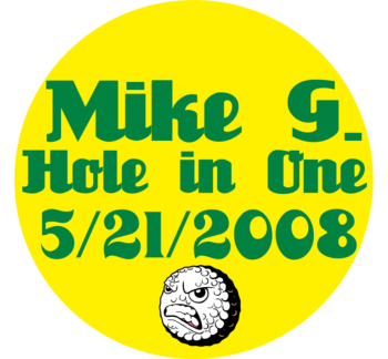 Hole In One Car Magnet